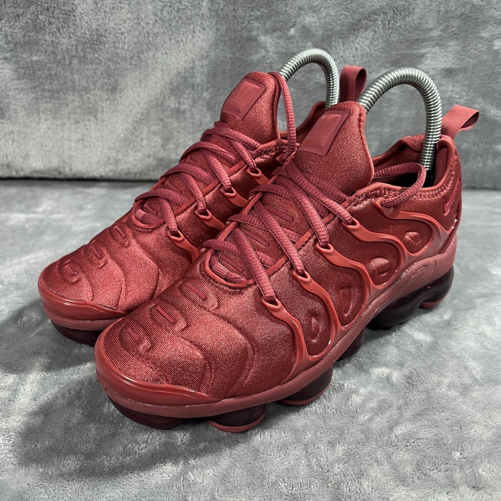 Nike Air VaporMax Plus Cedar Burgundy Shoes Womens 6 Red Sneakers FQ8878-661 - Picture 3 of 10